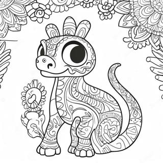 Pagina Da Colorare Degli Alebrijes Colorati Di Coco 57133-47462