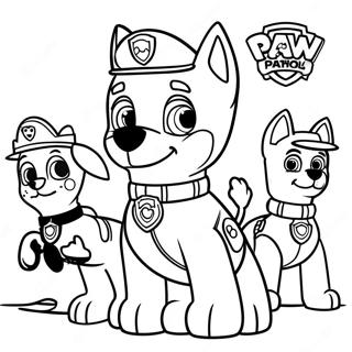 Pagina Da Colorare Di Halloween Di Paw Patrol 57263-47626