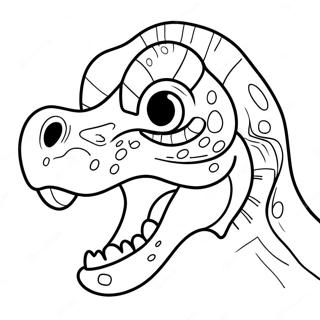 Maschera Di Dinosauro Pagine Da Colorare