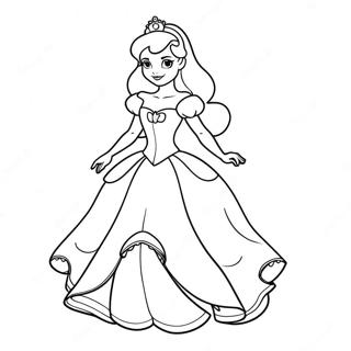 Pagina Da Colorare Principessa Disney Incantevole 57445-47771