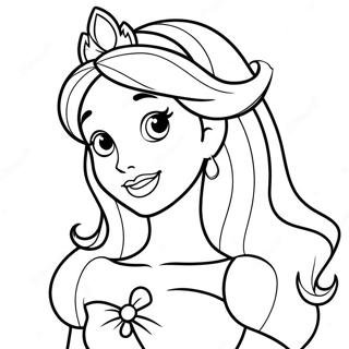 Pagina Da Colorare Principessa Disney Incantevole 57445-47772