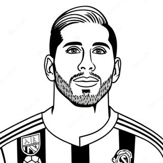 Pagina Da Colorare Di Sergio Ramos 57614-47900