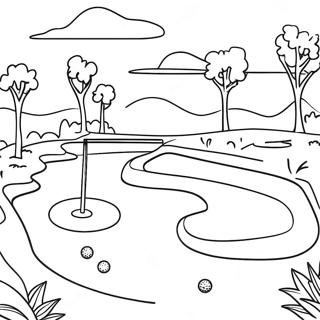 Pagina Da Colorare Del Mini Golf 57804-48044