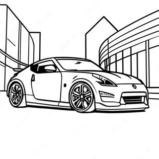 Pagina Da Colorare Della Nissan 370z 57844-48083