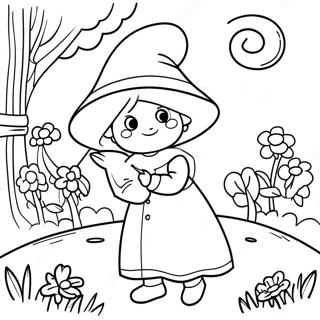 Strega Nona Giardino Magico Pagina Da Colorare 57874-48115