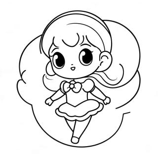 Chibi Sailor Mercury In Azione Pagina Da Colorare 57915-48141