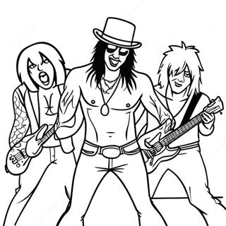 Motley Crue Pagine Da Colorare