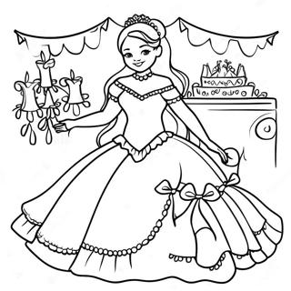 Quinceanera Pagine Da Colorare