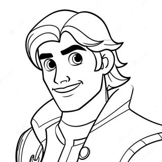 Pagina Da Colorare Di Flynn Rider Avventuroso 58095-48285