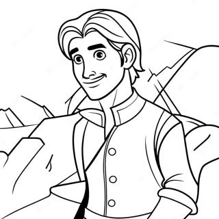 Pagina Da Colorare Di Flynn Rider Avventuroso 58095-48286