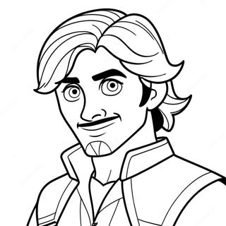 Pagina Da Colorare Di Flynn Rider Avventuroso 58095-48288