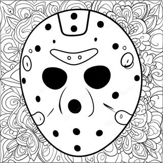 Pagina Da Colorare Della Maschera Di Jason 58294-48447