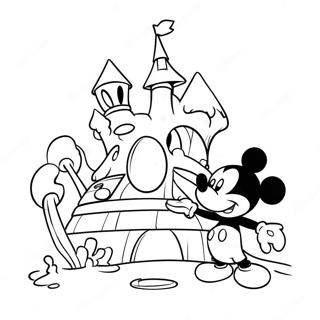 Pagina Da Colorare Dellavventura Di Mickey Mouse Playhouse 58486-48596