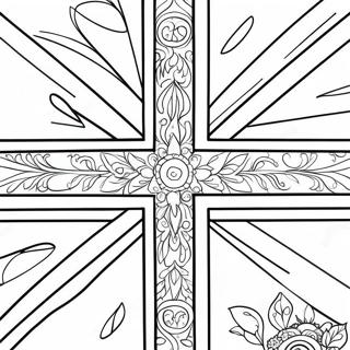 Pagina Da Colorare Della Bandiera Union Jack 58546-48636