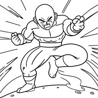 Pagina Da Colorare Jiren In Posizione Di Battaglia 58596-48684