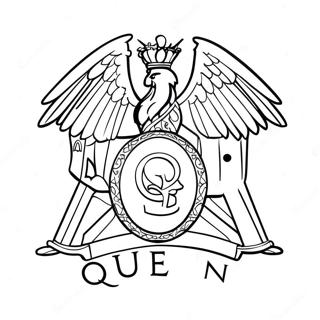 Pagina Da Colorare Logo Dei Queen 58755-48800