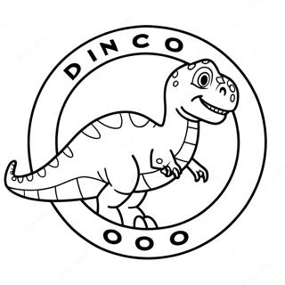 Pagina Da Colorare Del Logo Dinoco 59005-49002