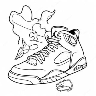 Air Jordans In Azione Pagina Da Colorare 59217-49166