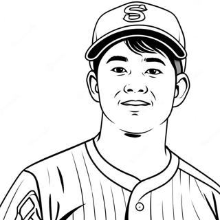 Pagina Da Colorare Di Shohei Ohtani 59246-49179