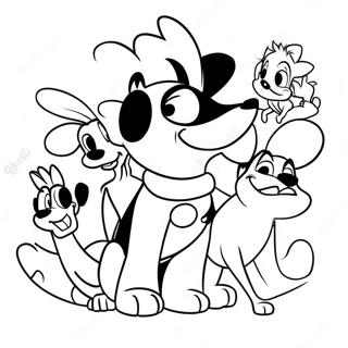 Pagina Da Colorare Dei Cani Disney Giocosi 59347-49275