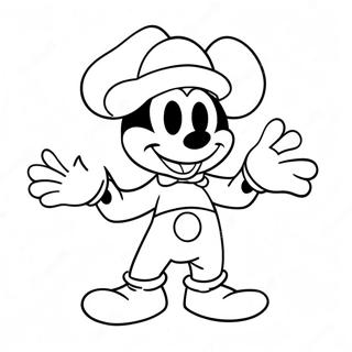 Pagina Da Colorare Di Topolino In Un Costume Spettrale 59377-49294