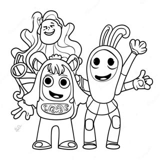 Pagina Da Colorare Doodlebops 59466-49362