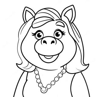 Pagina Da Colorare Di Miss Piggy 59646-49499