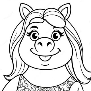 Pagina Da Colorare Di Miss Piggy 59646-49500