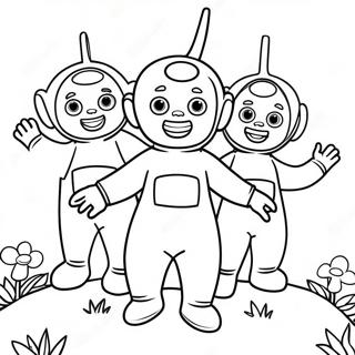 Pagina Da Colorare Dei Teletubbies 5964-4763