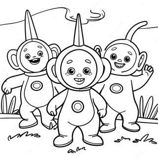 Pagina Da Colorare Dei Teletubbies 5964-4764