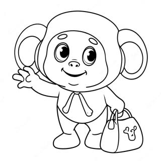 Tinky Winky Con La Sua Borsa Da Colorare 5965-4767