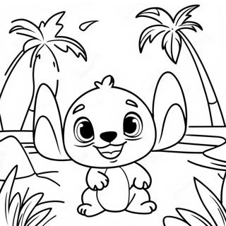 Lilo E Stitch Nel Paradiso Tropicale Pagina Da Colorare 59777-49614