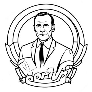 Coulson Con Il Logo Dello Scudo Da Colorare 60287-50015