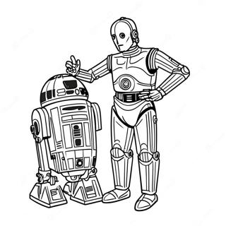 Pagina Da Colorare Di C3po Con R2d2 60377-50094