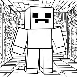 Minecraft Ghast Pagine Da Colorare