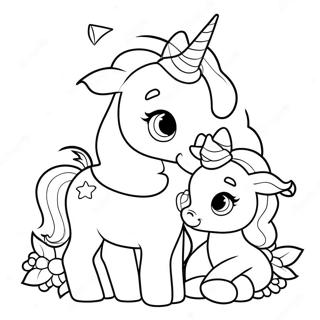 Unicorni Bambini Pagine Da Colorare