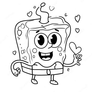 Pagina Da Colorare San Valentino Di Spongebob 61086-50655