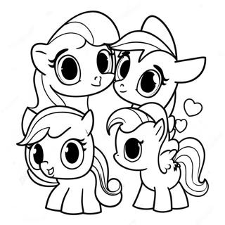 My Little Pony Crew Dei Simboli Pagine Da Colorare