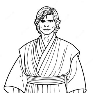 Pagina Da Colorare Di Anakin Skywalker In Abiti Da Jedi 61237-50788