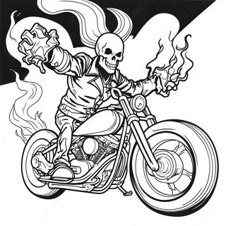 Pagina Da Colorare Ghost Rider 6124-4891