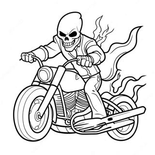 Pagina Da Colorare Ghost Rider 6124-4892