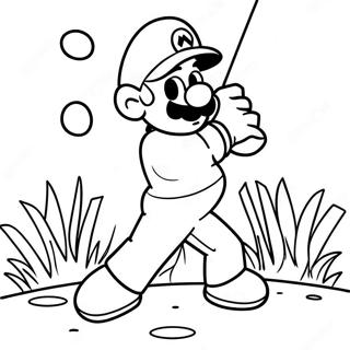 Pagina Da Colorare Di Mario Golf 61436-50936