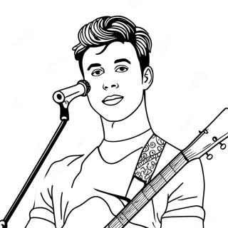 Pagina Da Colorare Di Shawn Mendes 61496-50984