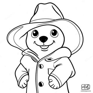 Orso Paddington Da Colorare 61556-51028