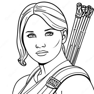 Katniss Everdeen Da Colorare 61636-51102