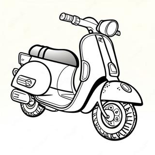 Pagina Da Colorare Di Razor Scooter In Azione 61747-51184