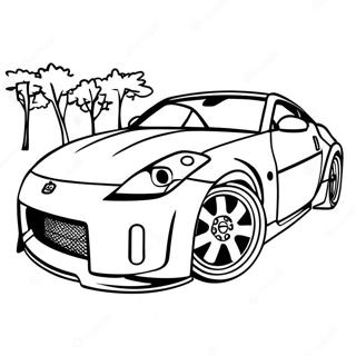 Pagina Da Colorare Della Nissan 350z 61946-51342