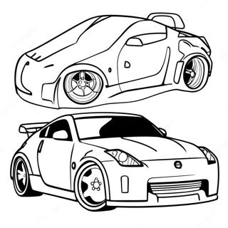 Pagina Da Colorare Della Nissan 350z 61946-51343