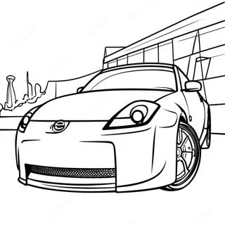 Pagina Da Colorare Nissan 350z Alla Moda 61947-51338