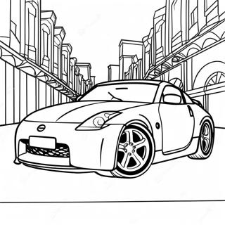 Pagina Da Colorare Nissan 350z Alla Moda 61947-51339